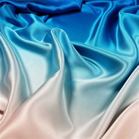 ombre satin fabric